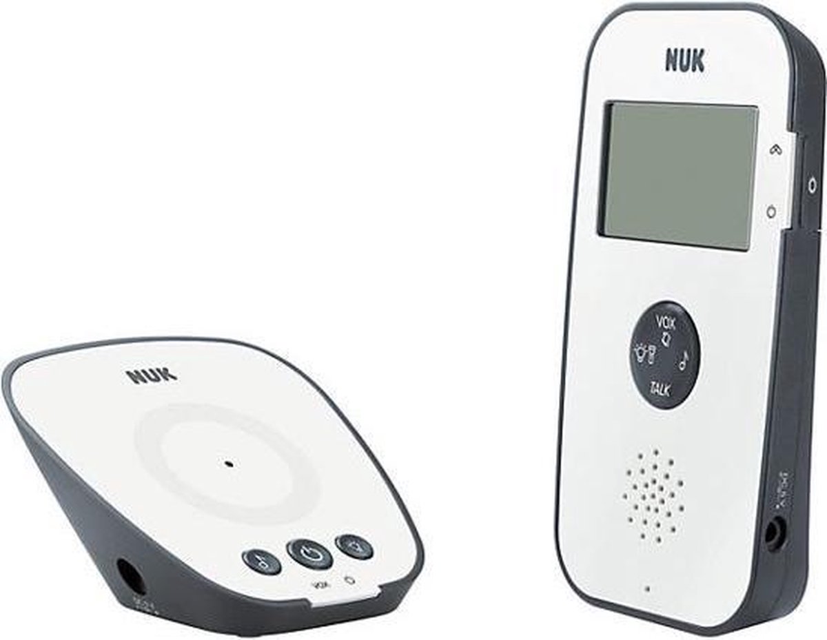 NUK 530D+ Zwart, Wit - Babyfoon - Met Slaapliedjes