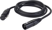 DAP Audio DMX kabel 6m - DMX XLR Kabel - 6m (Zwart)
