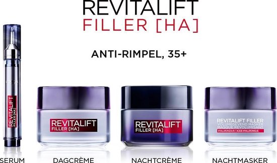 L'Oréal Paris Revitalift Filler Gezichtsmasker - Anti-aging - L’Oréal Paris