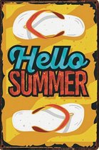 zomer - summer - vakantie hallo - hello - strand slippers - th commerce 9277