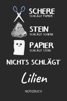 Nichts schl gt - Lilien - Notizbuch