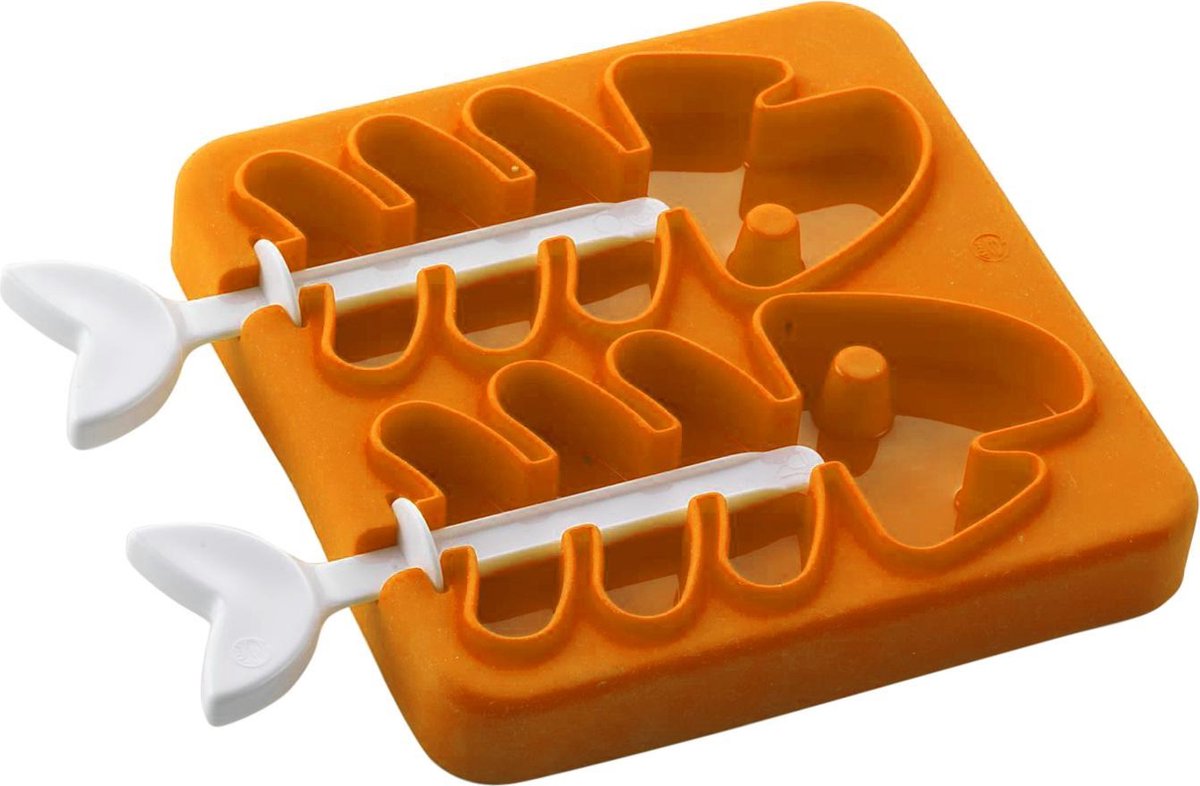 E-my Igloo - Waterijsjesvorm - Vissengraat - Oranje