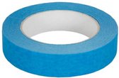 Kortpack - Paperrice Masking Tape 25mm breed x 50mtr lang - Blauw - 9 rollen - Voor Buitengebruik - UV- Bestendig - Schilderstape - (021.0237)
