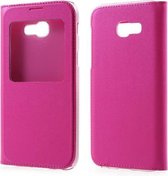 Samsung Galaxy A3 (2017) hot pink roze view cover agenda hoesje