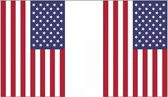 Luxe USA vlaggenlijn 9 m - Multi