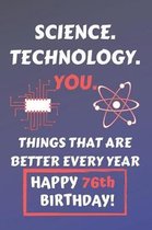 Science. Technology. You. Things That Age Well Happy 76th Birthday