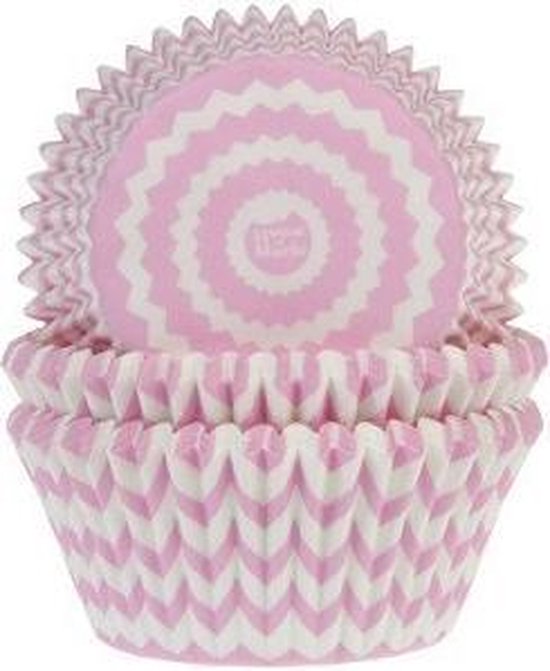 50Pcs Moules À Cupcakes En Papier,Caissettes Cupcake Rose Et