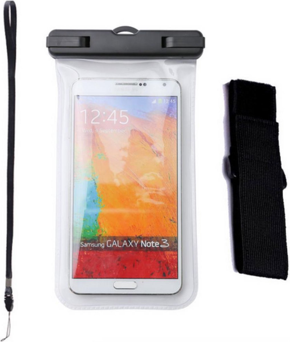 Waterproof bag hoes etui Wit voor telefoon voor iPhone, Samsung Galaxy, LG, HTC etc