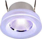 KapegoLED Built in ceiling lamp, COB 68 acrylic, bulb(s) included, silver, RGB, beam angle: 45°, constant voltage, 24V DC, power / power consumption: 8,00 W / 8,00 W, IP20