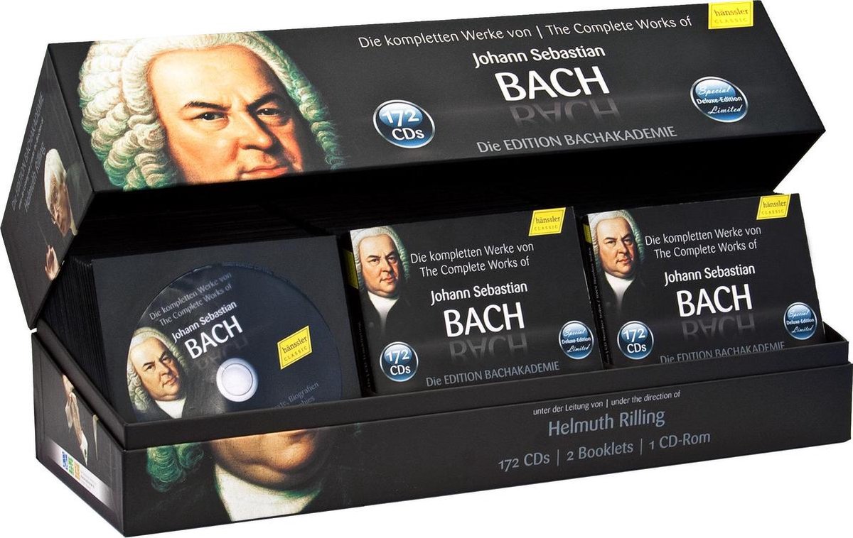 Bach Edition Bachakademie 171CD＋2DateCD Bach-Collegium Stuttgart, Helmuth Rilling - J.S. Bach: The