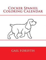 Cocker Spaniel Coloring Calendar