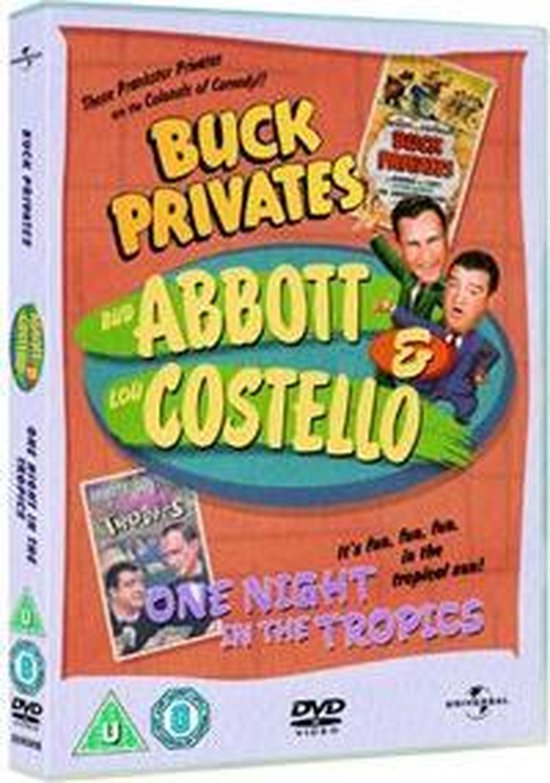 5050582456981 - Abbott And Costello - Buck Privates/One Night in the Tropics [DVD] Used  Good