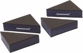 Silverline Werkstuk Steunen / Rubberen Antislip Oppervlak Set - 4 Delig