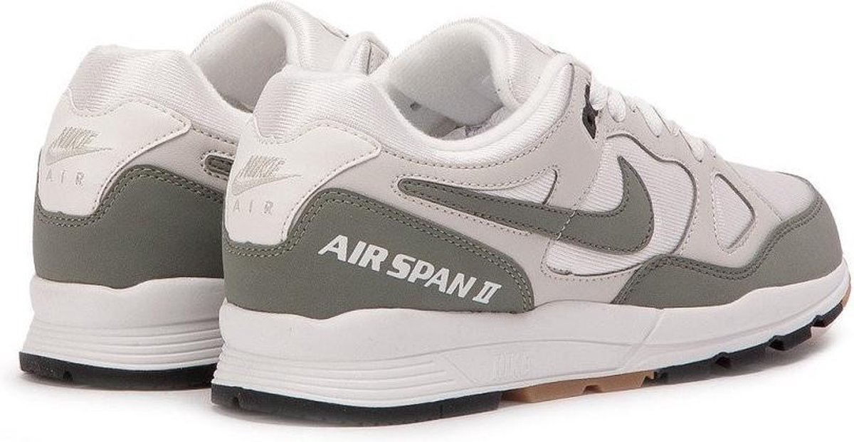 Nike Air Span Ii Sneakers Dames Beige/groen Maat 37,5 | bol