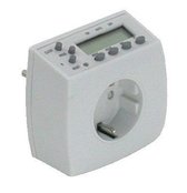 Deltac Digital timer netvoeding & inverter Wit