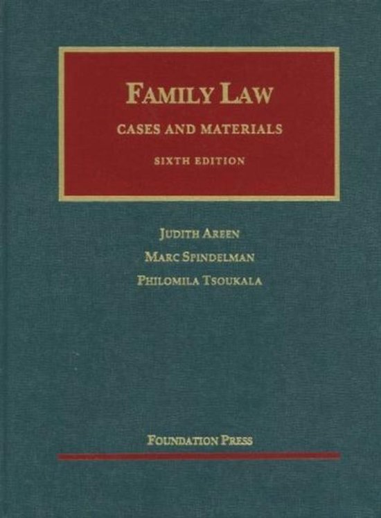 Family Law 9781609300548 Judith Areen Boeken