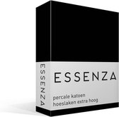 Essenza - Hoeslaken - Percale katoen - 80 x 200  - Zwart