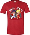 Street Fighter - Ryu vs. Ken Mannen T-Shirt - Rood - M