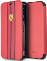 Ferrari Book Cover - Rood - voor iPhone X / Xs