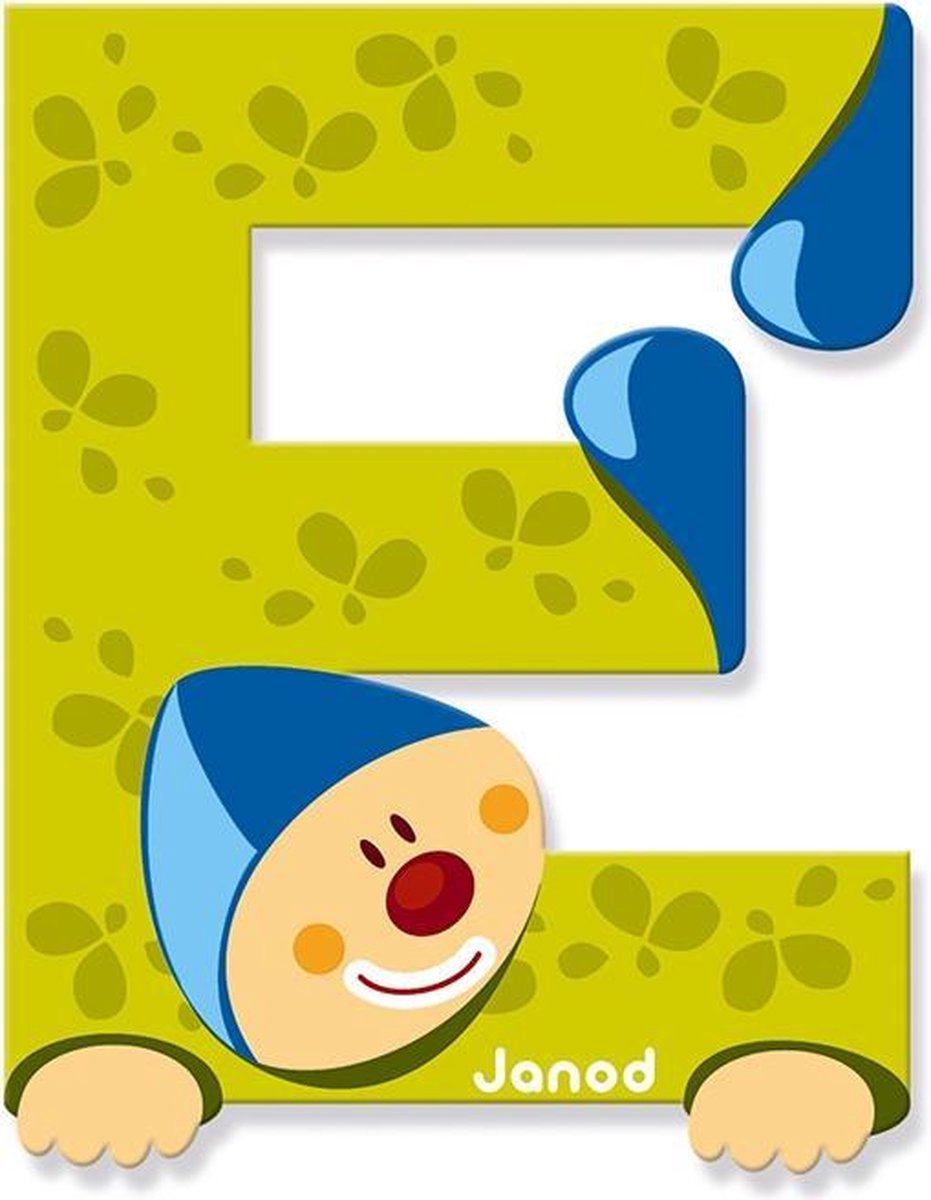 Janod Clown Letter - letter E