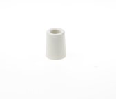 Deurstopper - Rubber - Dulimex - Buitendeur - Deurbuffer, wit, 37x48 mm