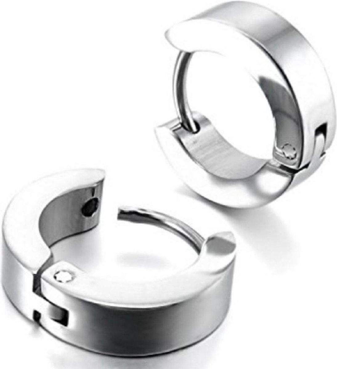 Oorbellen- Ringen 13 mm- Stainless steel - Charme Bijoux