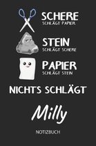 Nichts schl gt - Milly - Notizbuch