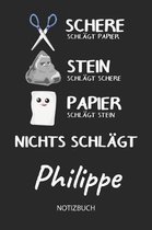 Nichts schl gt - Philippe - Notizbuch