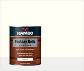 Rambo Pantser Beits Dekkend - 0,75 liter - Zuiverwit
