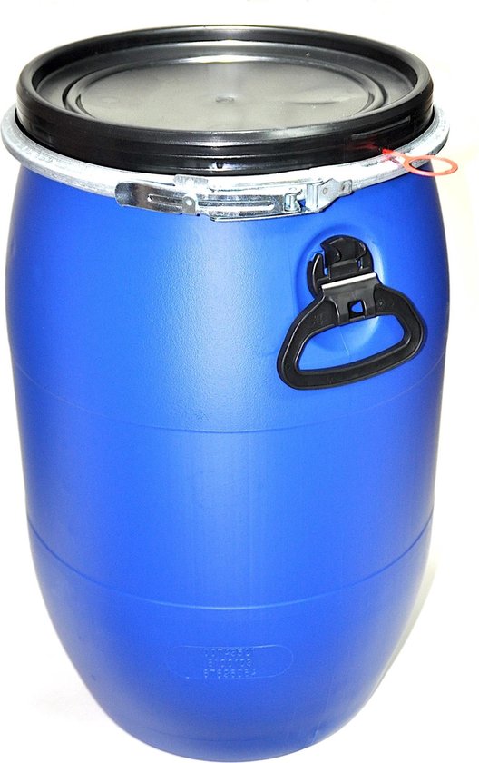 60L Dekselvat Spanring - Blauw - UN