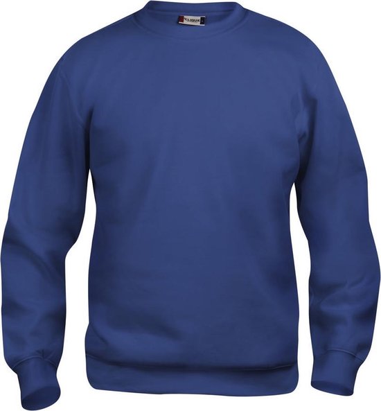 Basic roundneck blauw s