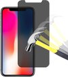 Pearlycase Privacy Beschermglas / Anti Spy Tempered glass Screenprotector voor Apple iPhone X