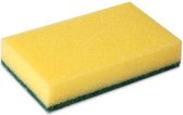 Schuurspons geel met groen vlies 15x9x3cm - 13060025