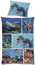 Wild Life - Dekbedovertrek - Junior - 120x150 cm + 1 kussensloop 60x70 cm - Multi