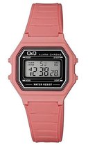 Digitaal Q&Q horloge zalmroze M173J020