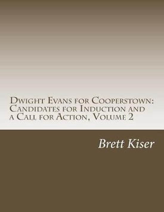 Dwight Evans for Cooperstown- Dwight Evans for Cooperstown - cover