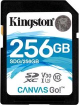 Kingston Technology Canvas Go! flashgeheugen 256 GB SDXC Klasse 10 UHS-I