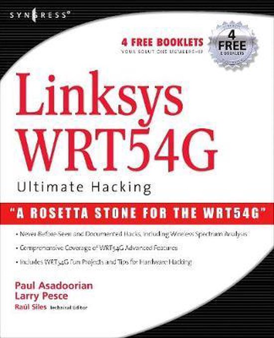 Linksys WRT54G Ultimate Hacking - cover