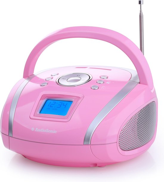 kom tot rust Mijnwerker kas AudioSonic RD-1566 - Draagbare radio (zonder CD-speler) - Roze | bol.com