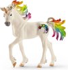 foto van Schleich Regenboog eenhoorn veulen 70525 - Speelfiguur - Bayala - 9 x 6 x 16 cm
