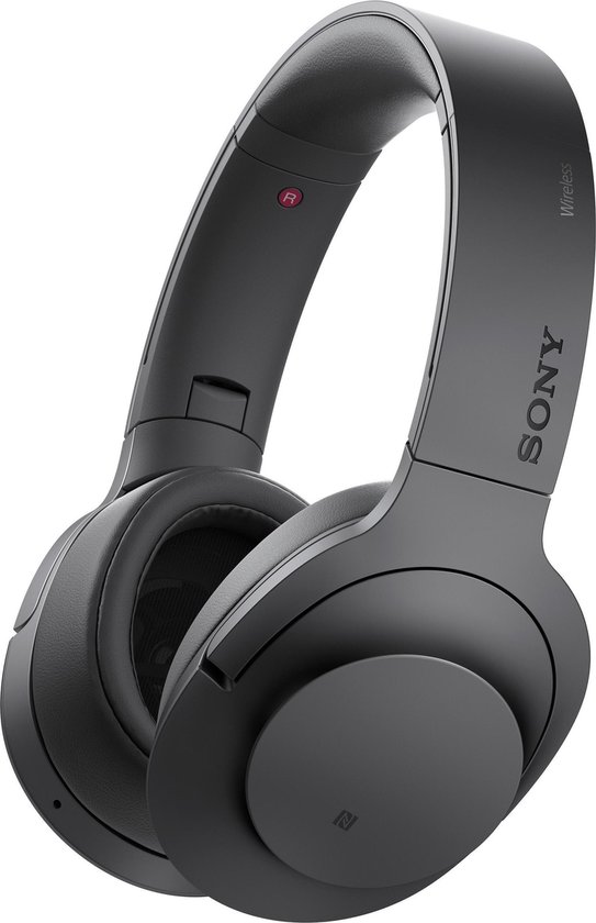 Sony h.ear MDR-100ABN - Draadloze Hi-Res audio over-ear koptelefoon met Noise Cancelling- Zwart