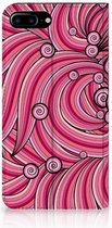 iPhone 7 Plus | 8 Plus Standcase Hoesje Swirl Pink