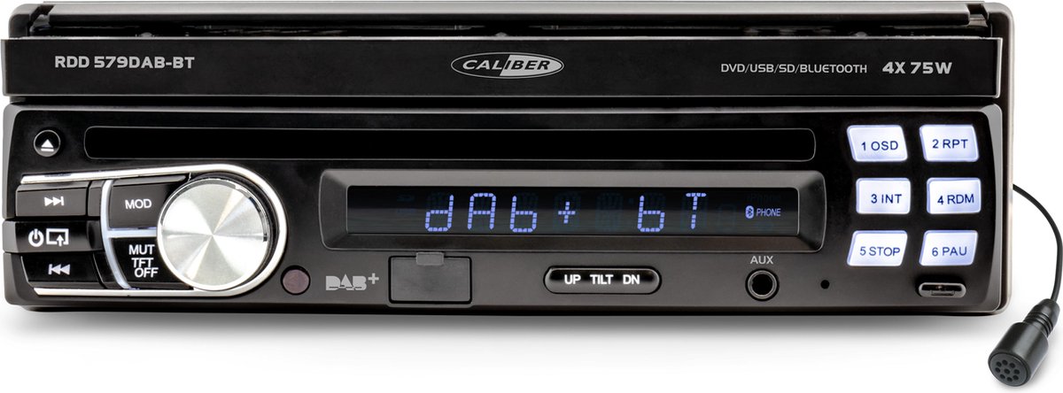 AUTORADIO CALIBER CAMÉRA De Recul Inclus Bluetooth USB AUX Écran de 4  pouces DAB EUR 199,90 - PicClick FR