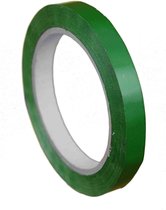 1 rol - Tape - groen- 12mm x 66mtr - zakkensluiter