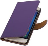 Bookstyle Wallet Case Hoesje Geschikt voor Huawei Honor 4 A / Y6 Paars