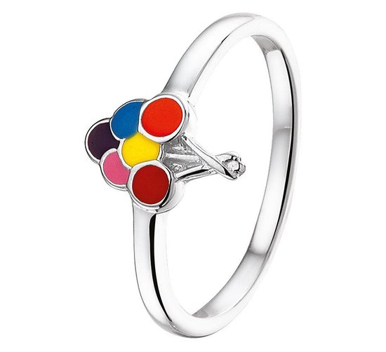 The Kids Jewelry Collection Ring Ballonnen - Zilver