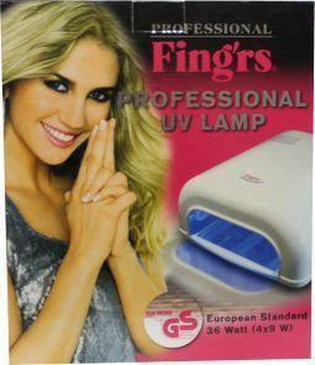 Fing'rs Professional UV Lamp - Gelnagels | bol.com
