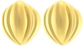 Behave® clip oorbellen goud-kleur 3cm