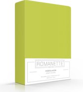 Luxe Katoen Hoeslaken Appel Groen | 90x200 | Ademend En Verkoelend | Uitstekende pasvorm
