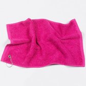 3-pack Luxury range golf towel golfhanddoeken, Kleur Wit, Eén maat (30 x 50cm)